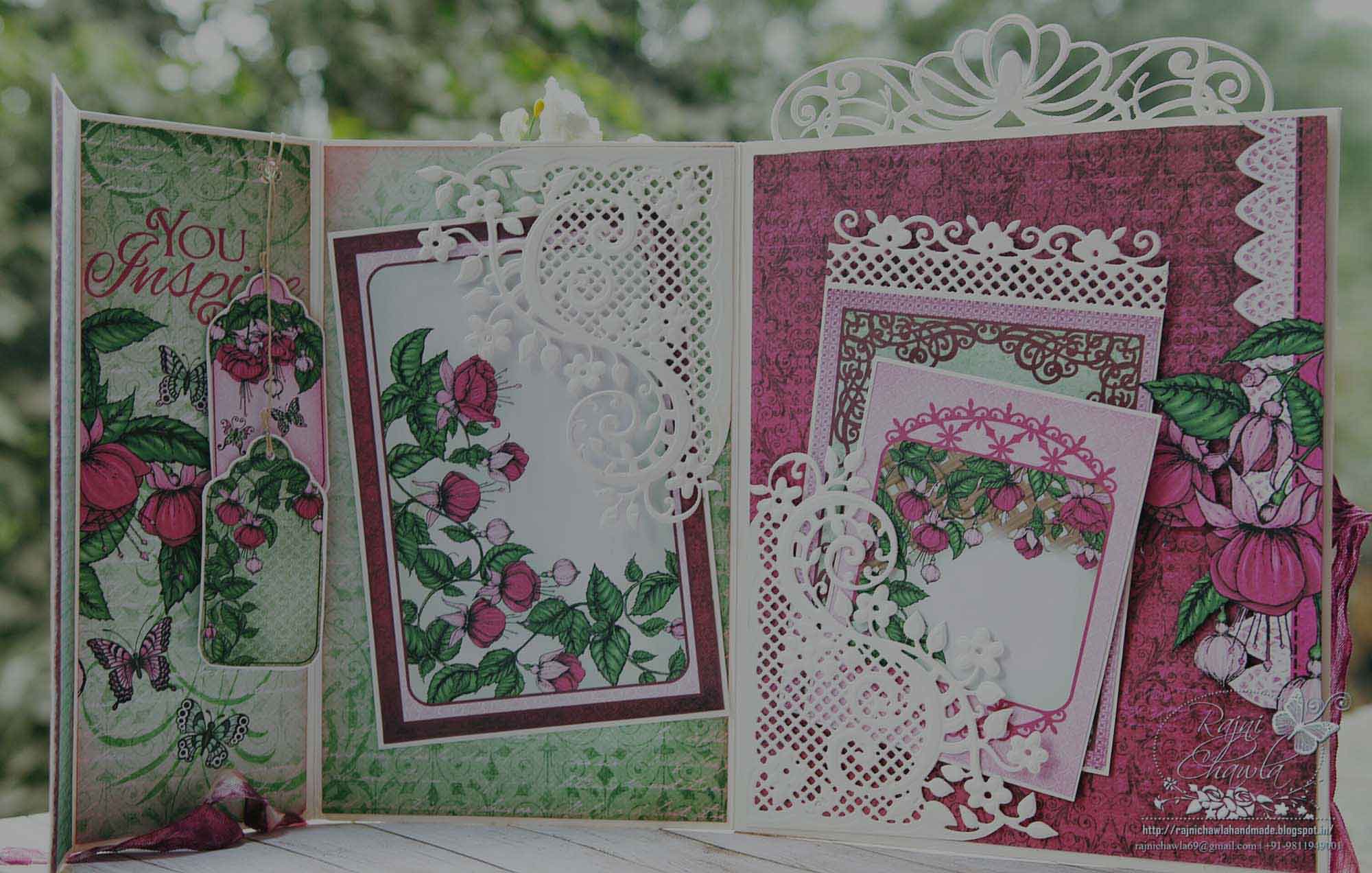 A Flip Fold Card And Booklet with Heartfelt Creation Supplies