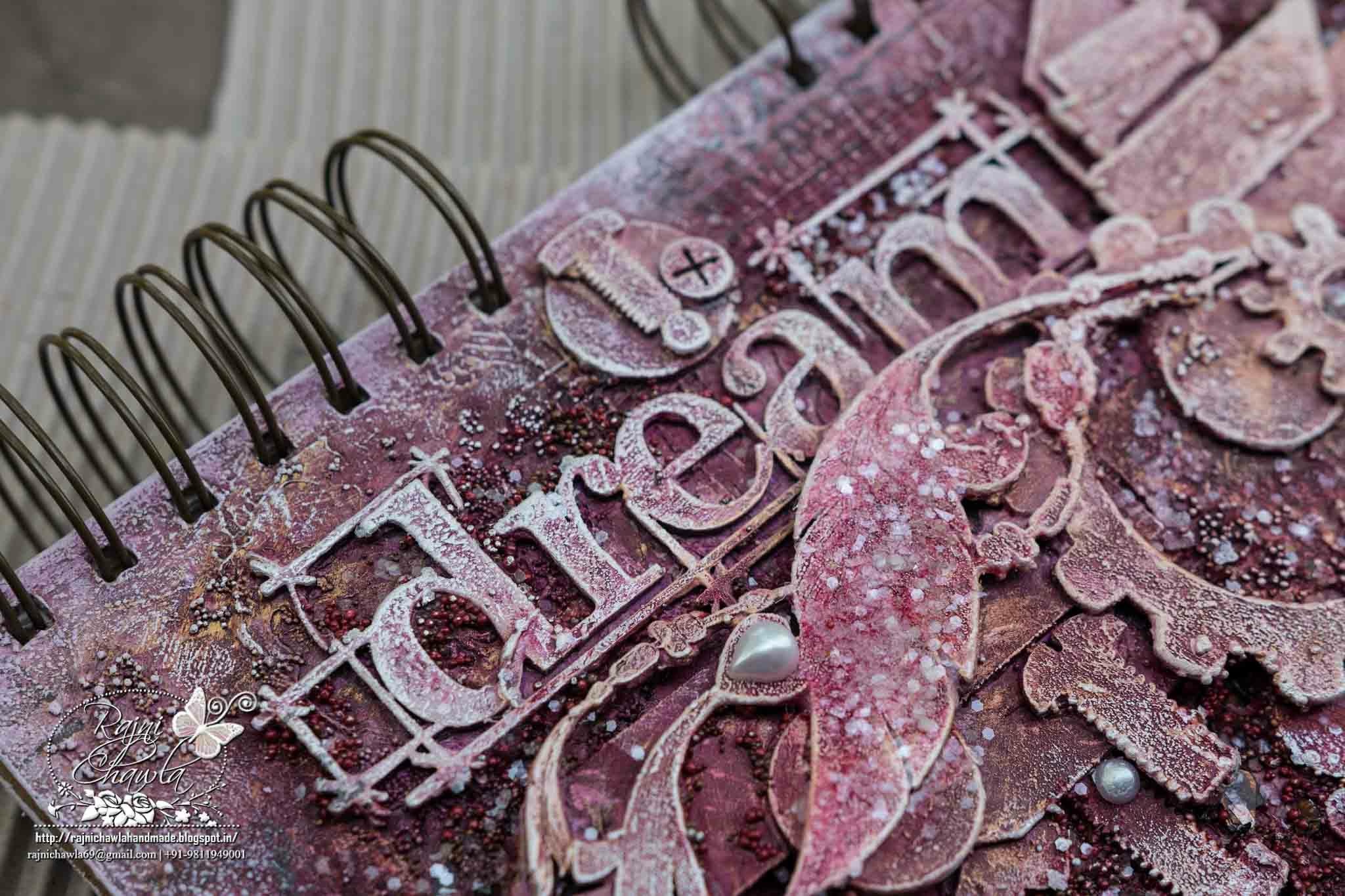 Dreams: An Art Journal Using Dusty Attic Products