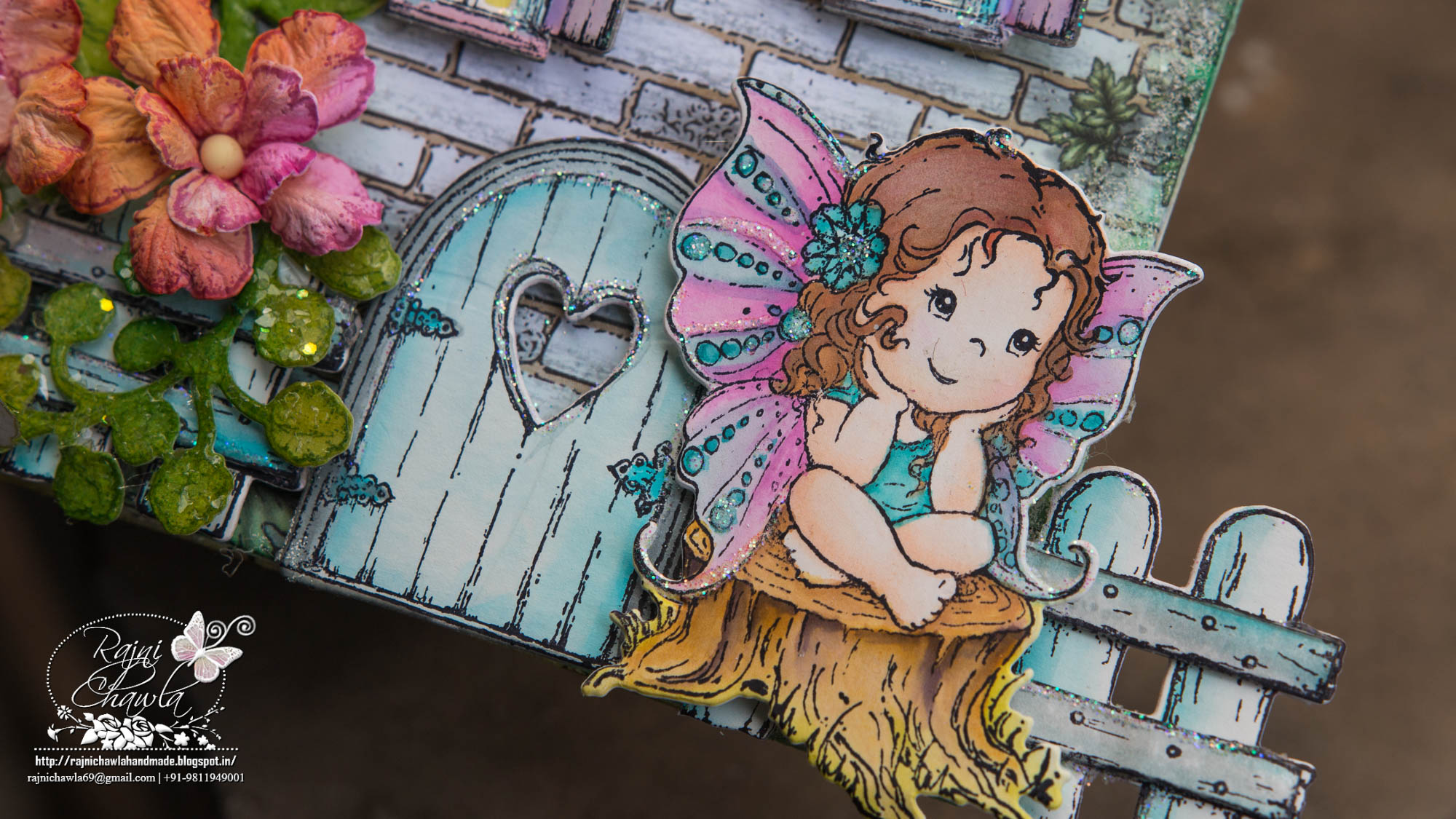 Fairy Land Shadow box ( Debuting Wildwood Cottage Collection)