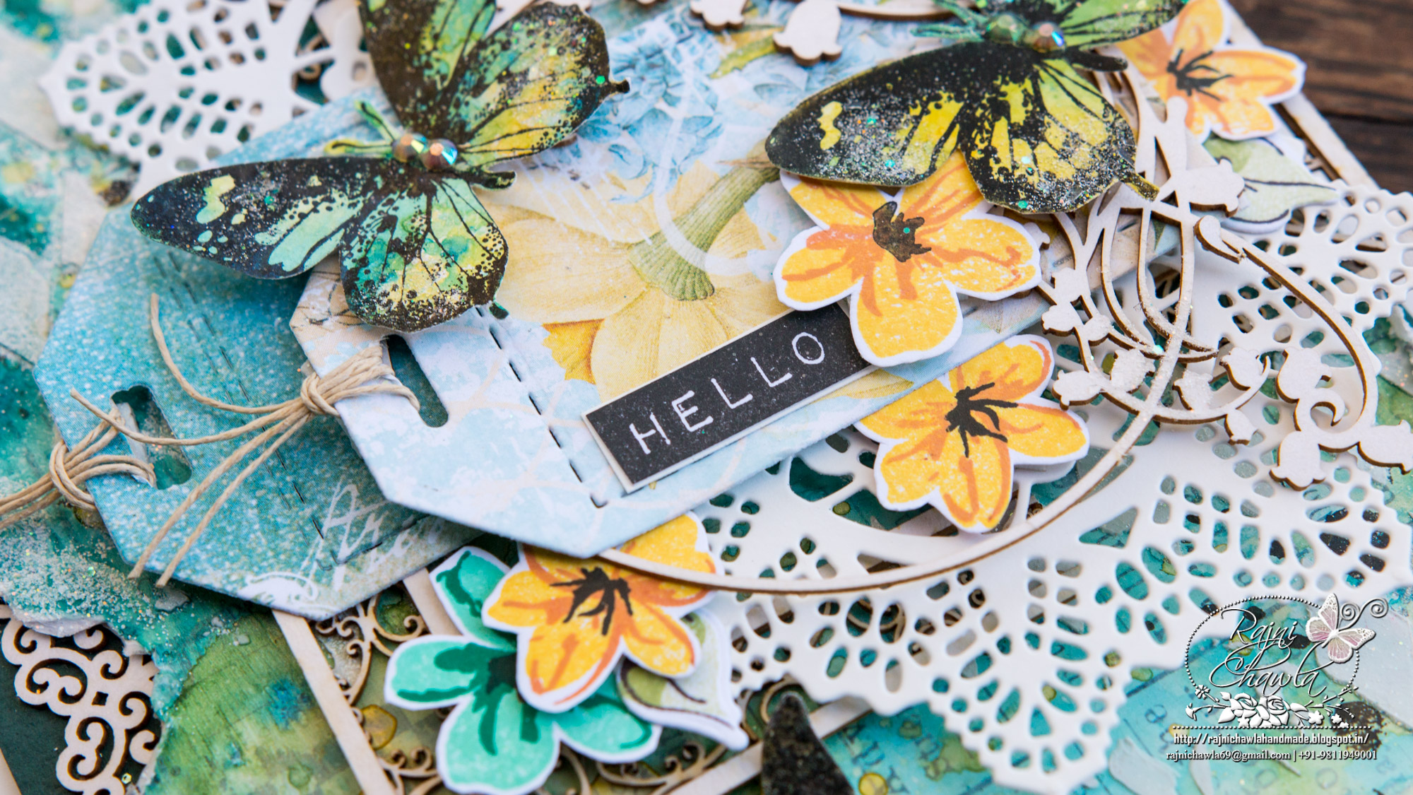 Hello Spring Card For Scrapiniec