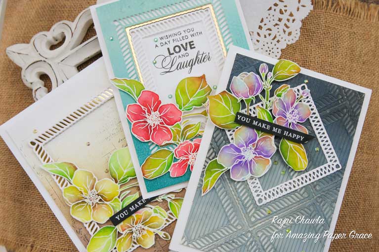 Inspiration using Amazing Paper Grace, Elegant Twist Squares and Rectangles