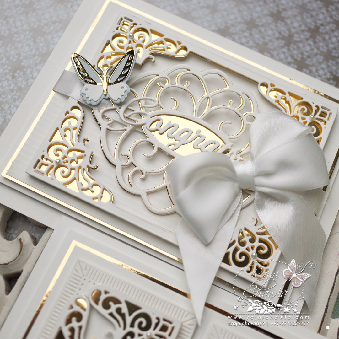 Amazing Paper Grace, A2 Filigree Marquis Etched Dies from Classically Becca Collection